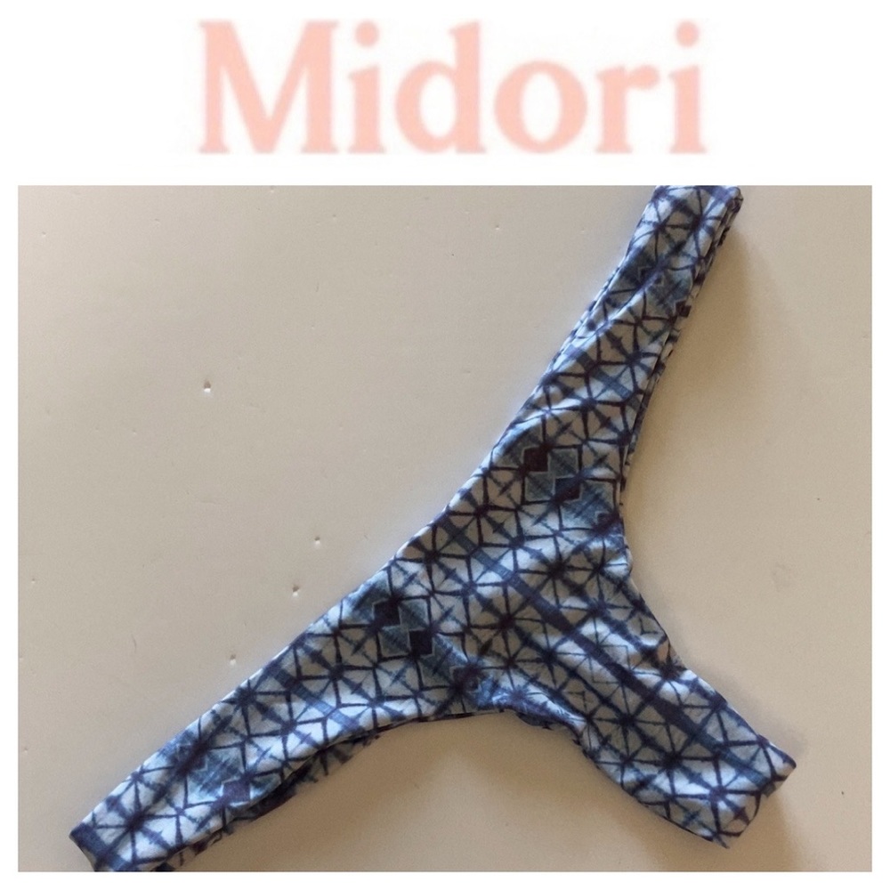 ➡️Midori Mykonos Whale Tale Bikini Bottom Size XL